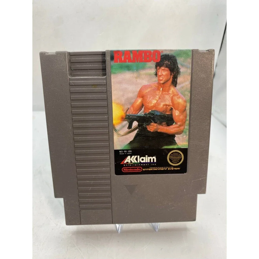 Rambo NES Video Game Cartridge
